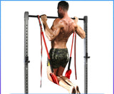 Pull-up assisted hanging trainer with pull rope