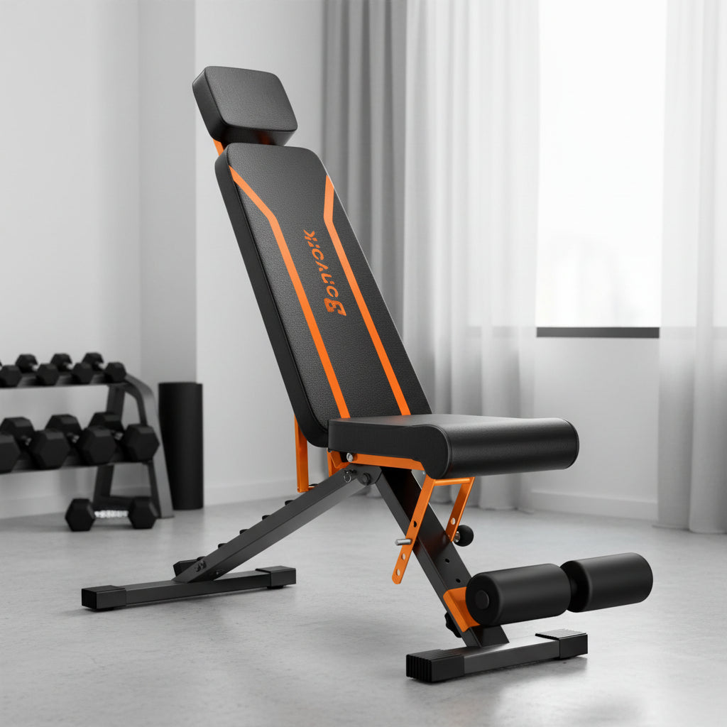 Bonvork Pro 700LBS Steel Workout Bench