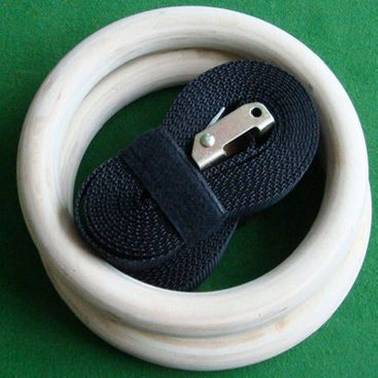 Wood Gymnastics Rings - Birch Wood Hanging Rings
